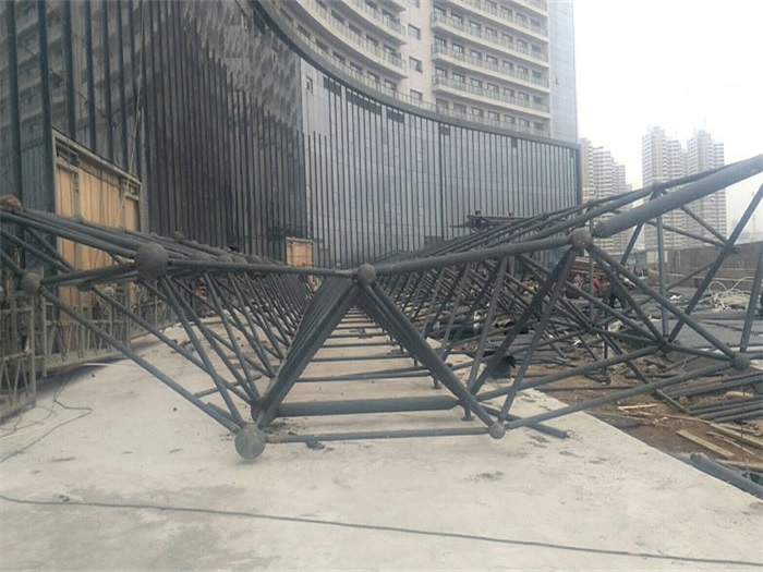 伊犁万豪酒店雨棚网架